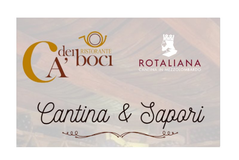 Evento Cantina e sapori