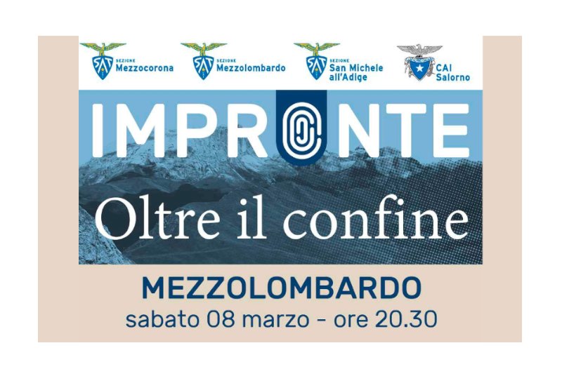 Impronte oltre il confine Cantina Rotaliana